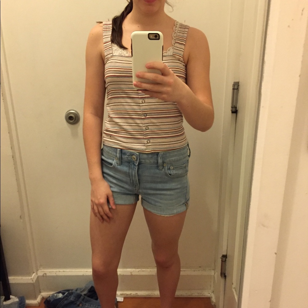 American eagle brown tank top
